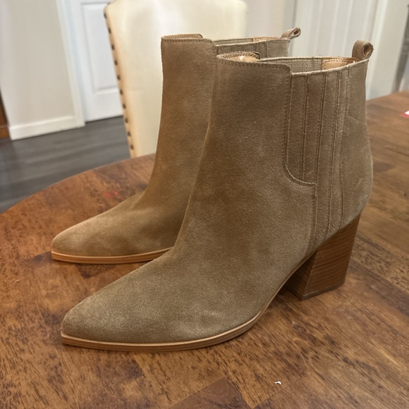 Marc Fisher Suede Ankle Booties - Picture 1 of 5